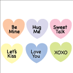 Candy heart clip art