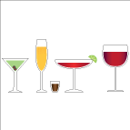 Cocktails clip art